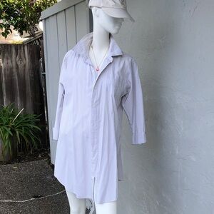 Ralph Lauren White Striped Shirt Dress